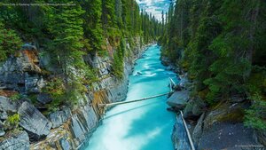 Numa Falls in Kootenay National Park, British Columbia, Canada