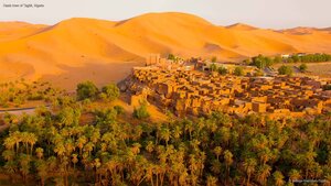 Oasis town of Taghit, Algeria