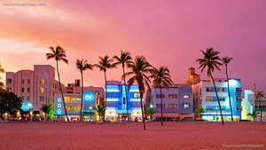 Ocean Drive in Miami Beach, Florida