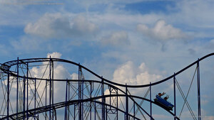 On Roller Coaster Day, we're at Skyline Park in Bavaria, Germany