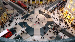 Oxford Circus crossing, London