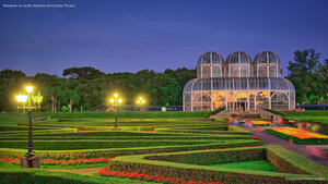 Atardecer no Jardim Botânico de Curitiba, Paraná