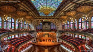 Palau de la Música Catalana in Barcelona, Spain