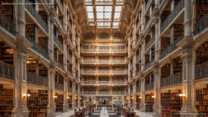 Biblioteca George Peabody, Baltimore, Maryland, USA