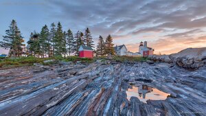 Pemaquid Point Light in Maine's Damariscotta region