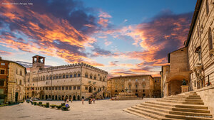 Palazzo dei Priori, Perugia, Italia