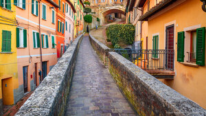Percorso dell'acquedotto medievale, Perugia, Umbria