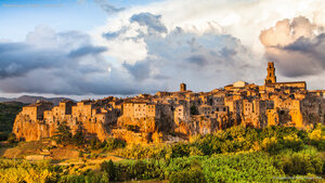 Medieval town of Pitigliano, Tuscany, Italy