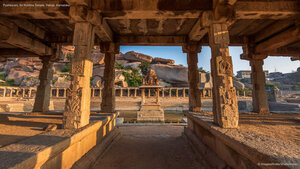 Pushkarani, Sri Krishna Temple, Hampi, Karnataka