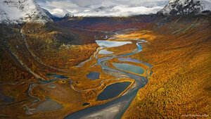 Rapa Valley in Sarek National Park, Sweden