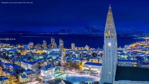 Reykjavik on the second night of the Yule Lads