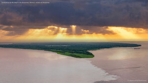 Confluência do Rio Negro e do Amazonas, Manaus, estado do Amazonas