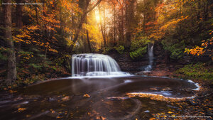 Rock River Falls, Upper Peninsula, Michigan