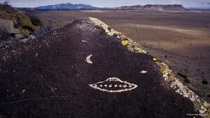 Rock art near Santa Fe, New Mexico