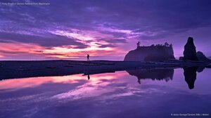 Ruby Beach in Olympic National Park, Washington