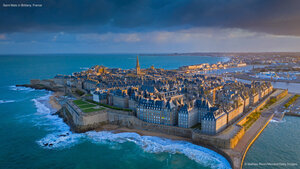 Saint-Malo in Brittany, France