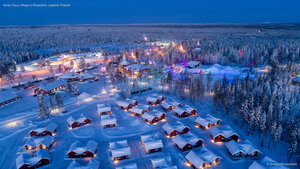 Santa Claus Village in Rovaniemi, Lapland, Finland