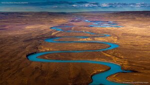 Santa Cruz River, Patagonia, Argentina