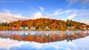 Village of Saranac Lake, Adirondack Mountains, New York