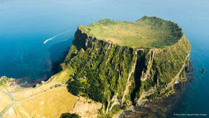 Seongsan Ilchulbong, a tuff cone on Jeju Island, South Korea