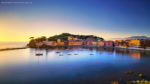 Baia del Silenzio in Sestri Levante, Liguria, Italy