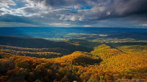 Shenandoah National Park in the Blue Ridge Mountains of Virginia