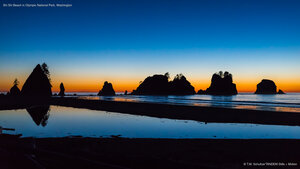 Shi Shi Beach in Olympic National Park, Washington