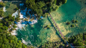 Skradinski Buk Waterfall in Krka National Park, Croatia