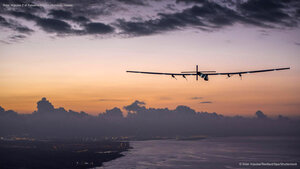 Solar Impulse 2 at Kalaeloa Airport, Honolulu, Hawaii