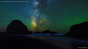 Stars above, sea sparkle below in Oregon’s Cape Sebastian State Scenic Corridor
