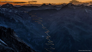 Stelvio Pass in the Italian Alps
