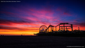 Pacific Park at Santa Monica State Beach, California