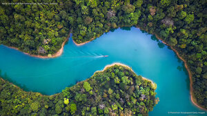 Aerial view of Khao Sok National Park, Surat Thani, Thailand