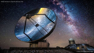 Swedish telescope at La Silla ESO Observatory, Chile