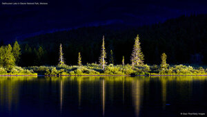 Swiftcurrent Lake in Glacier National Park, Montana
