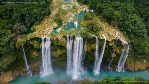 Tamul waterfall in the state of San Luis Potosí, Mexico