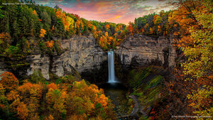 Taughannock Falls State Park in Trumansburg, New York