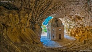 Temple of Valadier, Genga, Italy