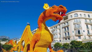 The 2019 Lemon Festival in Menton, France