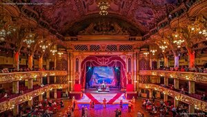 The Blackpool Tower Ballroom in Lancashire, England