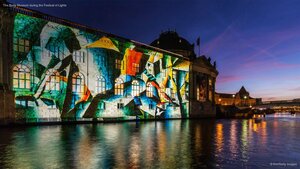 The Bode Museum during the Festival of Lights