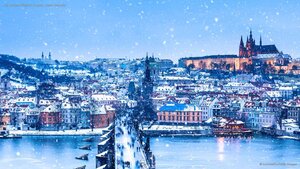 The Charles Bridge in Prague, Czech Republic