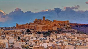 The Cittadella on the island of Gozo, Malta