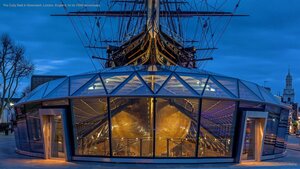 The Cutty Sark in Greenwich, London, England, for its 150th anniversary