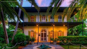 The Ernest Hemingway Home and Museum in Key West, for Hemingway Days