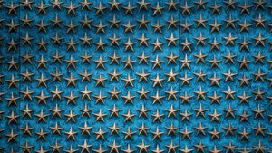 The Freedom Wall at the World War II Memorial in Washington, DC