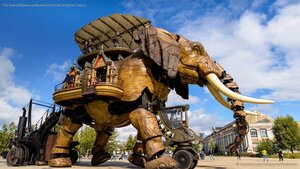 The Grand Éléphant at Machines of the Isle of Nantes, France