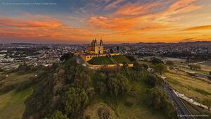 The Great Pyramid of Cholula, in Cholula, Puebla, Mexico
