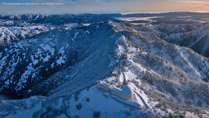 The Lick Observatory on Mount Hamilton, near San Jose, California