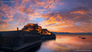 The Old Fortress of Corfu, Greece